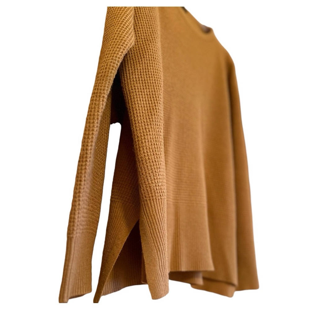 Staccato Waffle Knit Golden Wheat Sweater